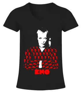 Brian eno 8 WT Camiseta cuello pico Mujer