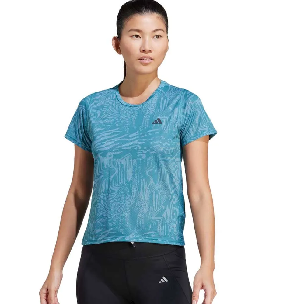 Camiseta M/c Running_Mujer_ADIDAS Ri 3b Aop Tee