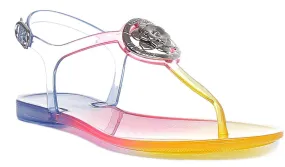 Guess Jazz Sandalia de dedo para mujer en multicolor