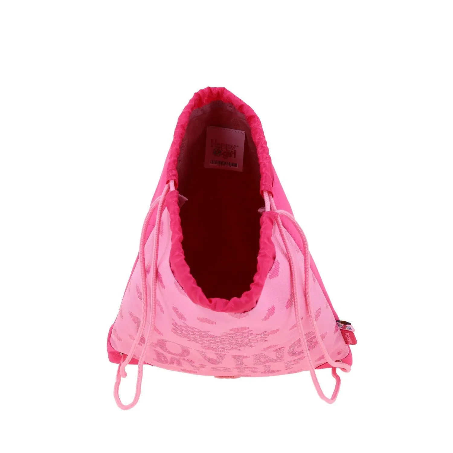 Kit Mochila Con Ruedas, Lonchera, Lapicera Y Morral Para Nia En Rosa Happy Girl By Chenson Flov