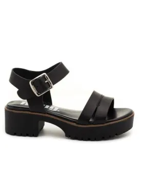 sandalias mtng plexy negras para mujer