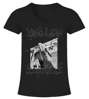 Yung Lean Merch Camiseta cuello pico Mujer